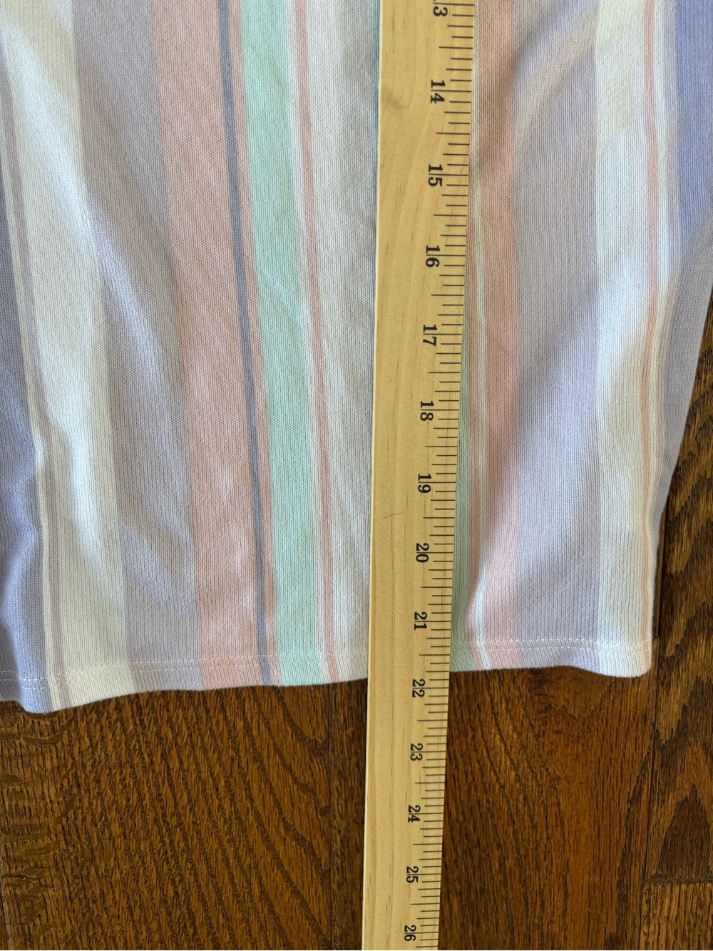 Boutique Pastel Striped Pajama Set | Short Sleeve Top & Shorts | XL - Picture 8 of 14